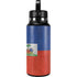 Haiti Flag Distressed Hydro Flask 32oz Wide Mouth Skin